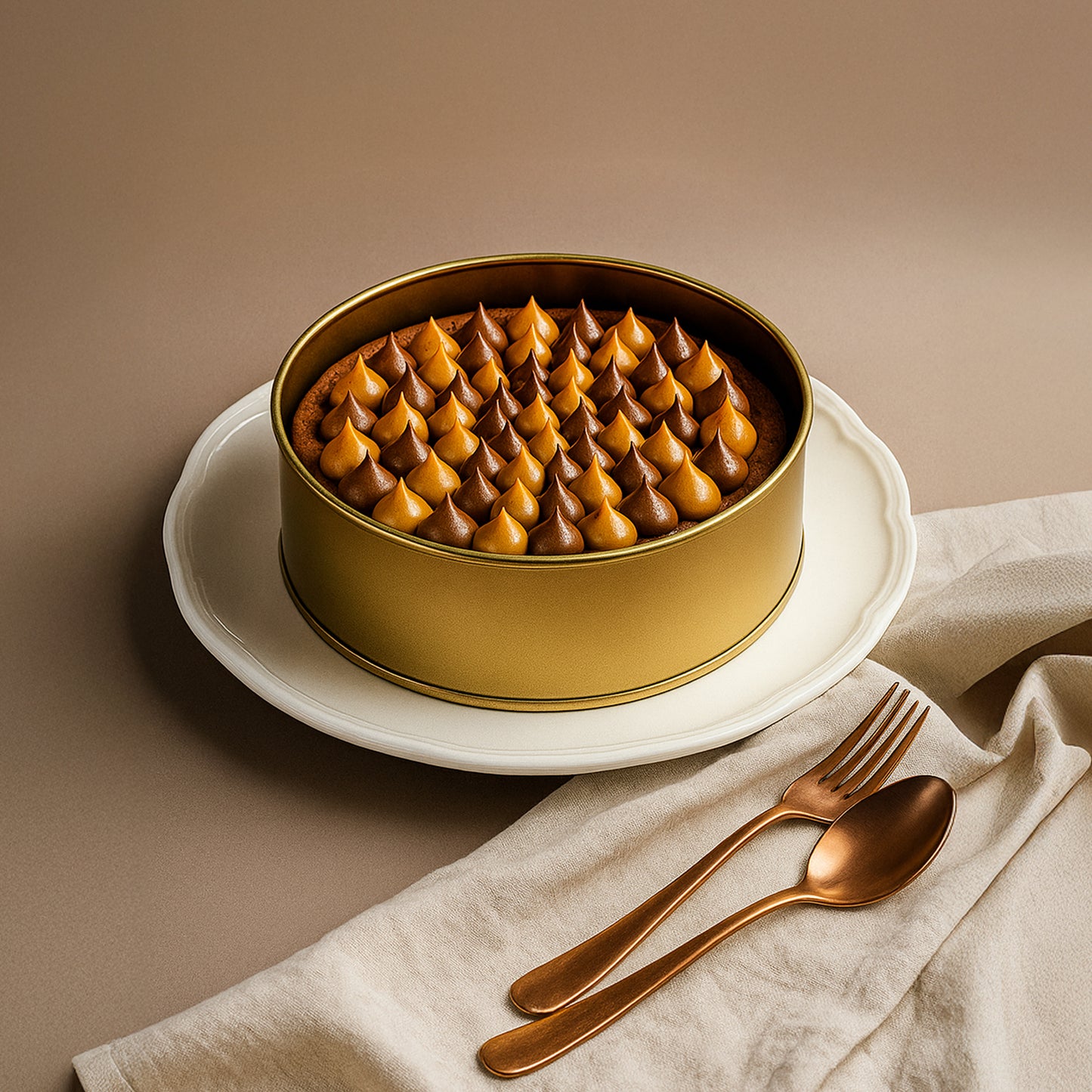 Millionaire Caramel Brownie Egg 500g