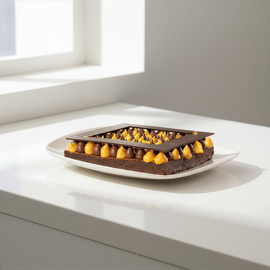 Millionaire’s Caramel Brownie  Egg