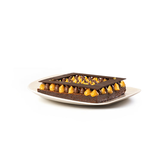 Millionaire’s Caramel Brownie  Egg